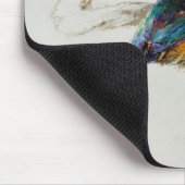 Kingfisher Bird (by John Ruskin) マウスパッド (コーナー)