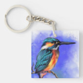 Kingfisher Bird Keychain キーホルダー (正面)