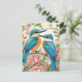 Kingfisher bluebirds ポストカード (スタンド正面)