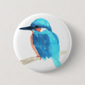 Kingfisher Button Badges 缶バッジ (正面)