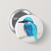 Kingfisher Button Badges 缶バッジ (正面&裏面)