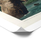 Kingfisher by Audubon Poster ポスター (角)