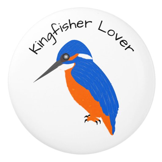 Kingfisher Design Personalised セラミックノブ (正面)