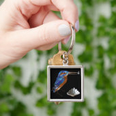 KINGFISHER、Electric Blue、ブラック キーホルダー (手)