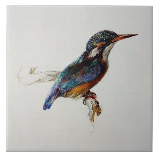 Kingfisher (John Ruskin) タイル (正面)