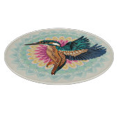 kingfisher mandala カッティングボード (角)