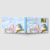  Kingfisher Purple Irises Celebration of Life ゲストブック (全面)