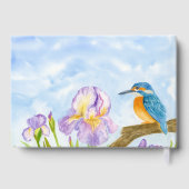  Kingfisher Purple Irises Celebration of Life ゲストブック (裏面)