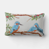 Kingfisher with a plan of action  ランバークッション (裏面)