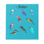 Kingfishers ノートパッド (正面)