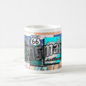 Kingmanアリゾナのルート66 コーヒーマグカップ (中央)