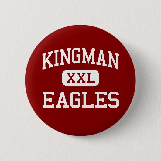 Kingman -イーグルス-高等学校- Kingmanカンザス 缶バッジ (正面)