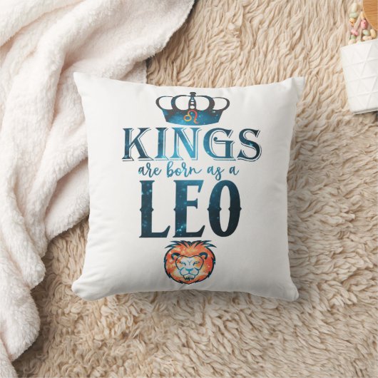 KINGSはLEO生まれの〔占星術の〕十二宮図の7月のサインとして威厳があるいる クッション (ブランケット)