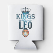 KINGSはLEO生まれの〔占星術の〕十二宮図の7月のサインとして威厳があるいる 缶クーラー (裏面)