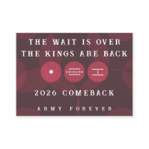 Kings are Back ARIRANG カムバック フリービーカード