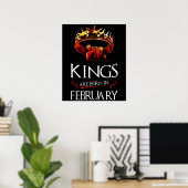 Kings Are Born In February ポスター (ホームオフィス)