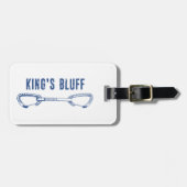 King's Bluff Tennessee Rock Climbing Quickdraw ラゲッジタグ (正面横)