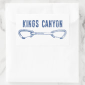 Kings Canyon Climbing Quickdraw 長方形シール (バッグ)
