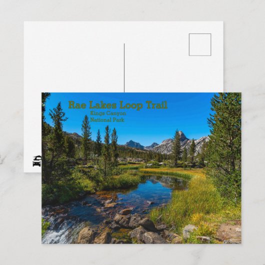 Kings Canyon National Park Post Card ポストカード (正面/裏面)