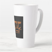 Kings Day 2026 Netherlands orange crown latte mug カフェラテマグ (右アングル)
