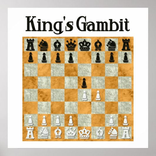 King's Gambit ポスター (正面)