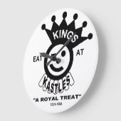 Kings Kastle Hamburgers，シカゴ， IL ラージ壁時計 (傾斜)