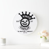Kings Kastle Hamburgers，シカゴ， IL ラージ壁時計 (ホーム)
