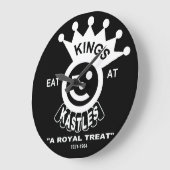 Kings Kastle Hamburgers，シカゴ， IL ラージ壁時計 (傾斜)