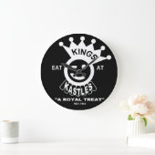 Kings Kastle Hamburgers，シカゴ， IL ラージ壁時計 (ホーム)