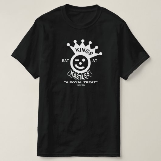 Kings Kastle Hamburgers，シカゴ， IL Tシャツ (デザイン正面)