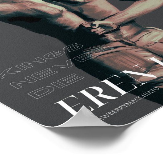 KINGS NEVER DIE - EREN JAEGER  ポスター (角)