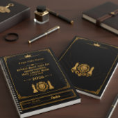 Kings Planner 2026 - Customizable Name | Luxury Bl プランナー手帳
