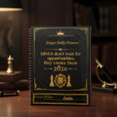 Kings Planner 2026 - Customizable Name | Luxury Bl プランナー手帳