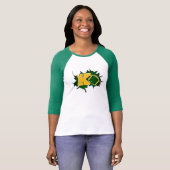 Kingsburgの青年フットボールの女性のワイシャツ Tシャツ (正面フル)