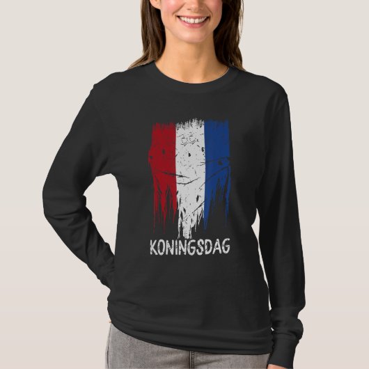 Kingsday T-Shirt Amsterdam Koningsdag Kings Day Ni Tシャツ (正面)