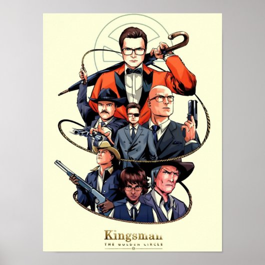Kingsman The Golden Circle movie ポスター (正面)