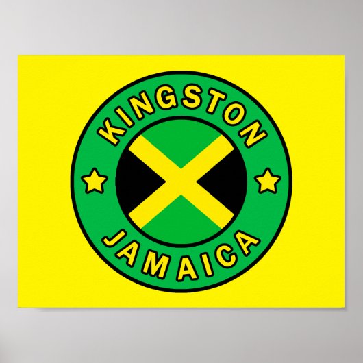 Kingston Jamaica ポスター (正面)