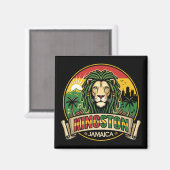 Kingston Jamaica Island Caribbean マグネット (正面/裏面)