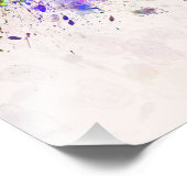 Kingston Upon Hull skyline in watercolor backgroun フォトプリント (角)