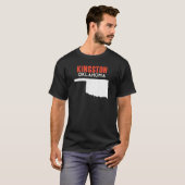 Kingston USA State America Travel Oklahoman Tシャツ (正面フル)