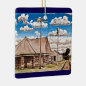 Kingsville, ON Depot by Tom Rock セラミックオーナメント (右)