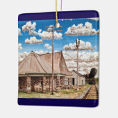 Kingsville, ON Depot by Tom Rock セラミックオーナメント (左)