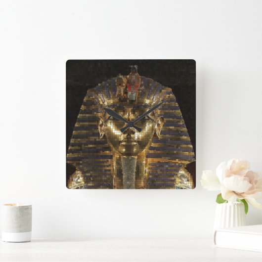 KingTut20150901 スクエア壁時計 (ホーム)