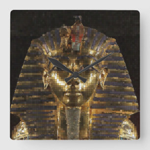 KingTut20150901 スクエア壁時計