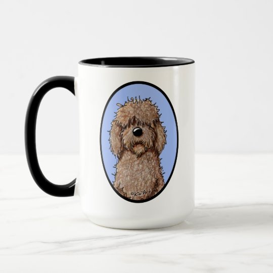 Kiniartチョコレート落書き犬 マグカップ Zazzle Co Jp