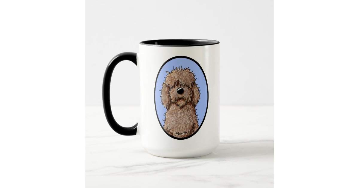 Kiniartチョコレート落書き犬 マグカップ Zazzle Co Jp