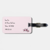 KiniArtさくらんぼ花ラゲッジタグ ラゲッジタグ (裏面横)