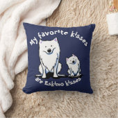 KiniArtのアメリカのエスキモーのキス クッション (ブランケット)