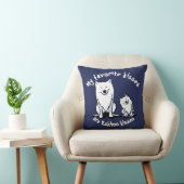 KiniArtのアメリカのエスキモーのキス クッション (椅子)