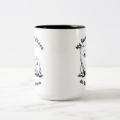 KiniArtのアメリカのエスキモーのキス ツートーンマグカップ (中央)